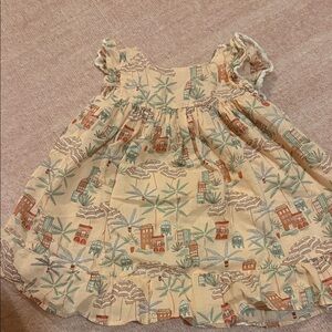 Janie and Jack Tropical Print Kids Dress
